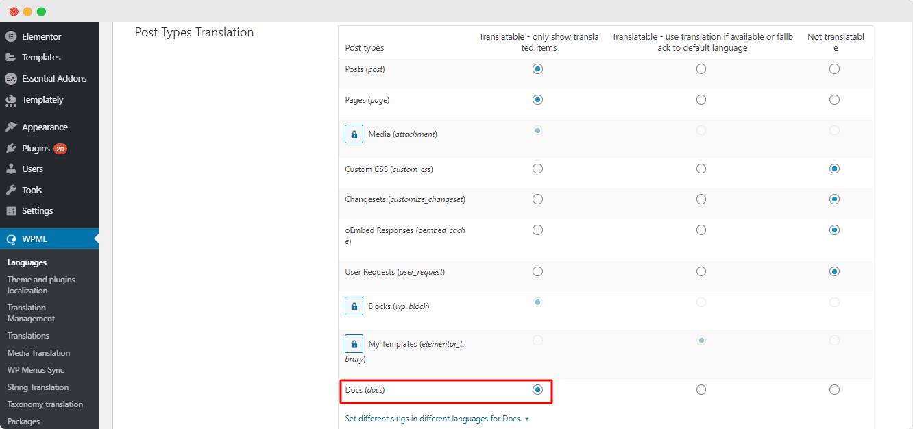 How to Create Multilingual Documentation in WordPress 4 create multilingual documentation in WordPress